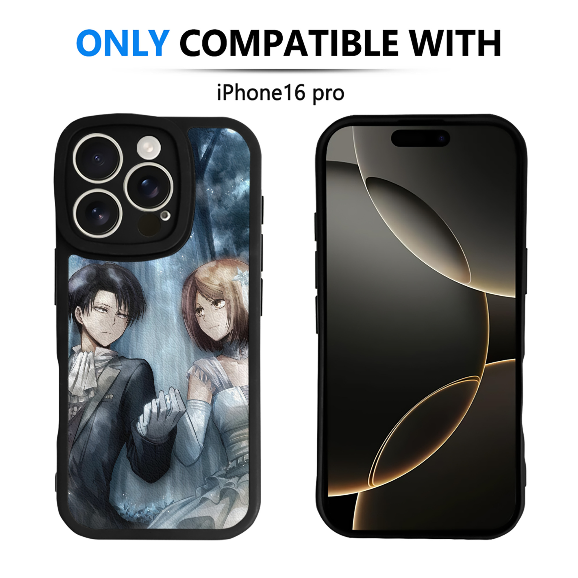 （画像用） 進撃の巨人 Attack on Titan 【iPhone 16シリーズ対応】シリコンスマホケース（レザー調） 材質：シリコン